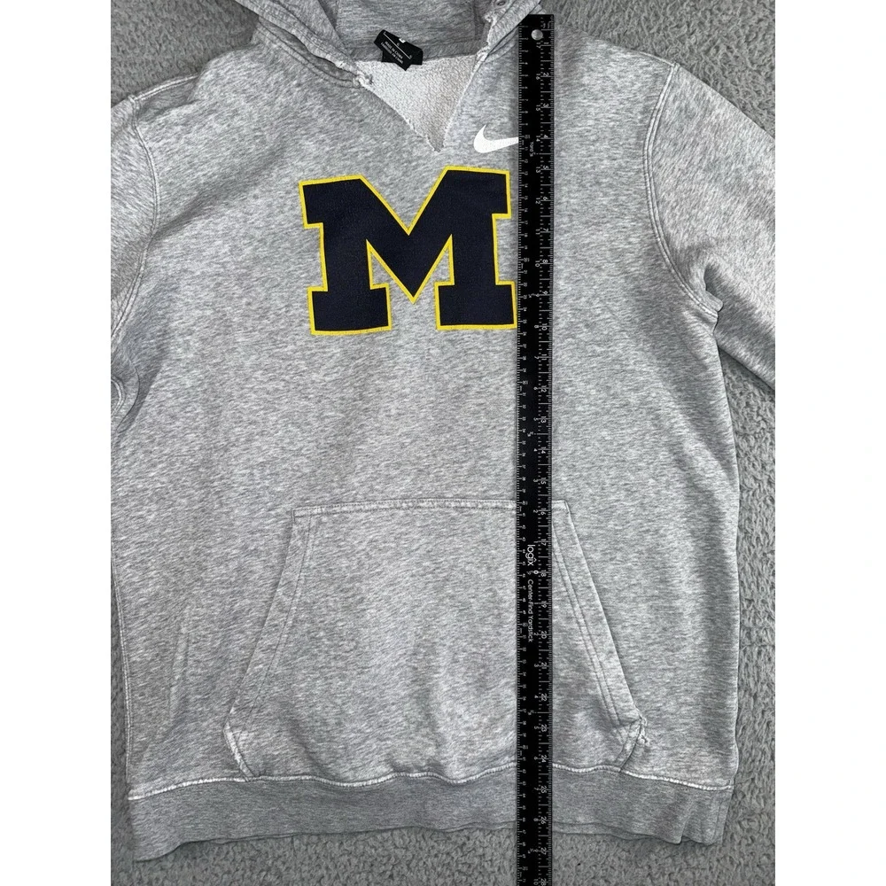 Vintage Nike Michigan Wolverines Hoodie Men Large Graphic Swoosh Y2K‎ Collegiate